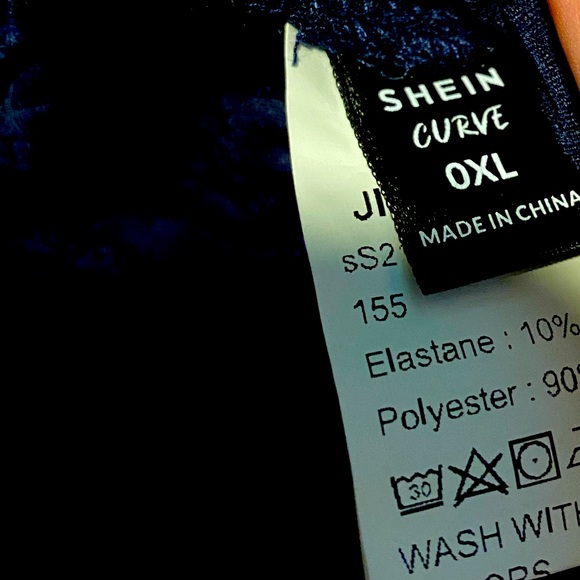 Navy TikTok leggings NWOT - Picture 2 of 2